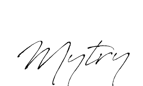 Make a beautiful signature design for name Mytry. With this signature (Antro_Vectra) style, you can create a handwritten signature for free. Mytry signature style 6 images and pictures png