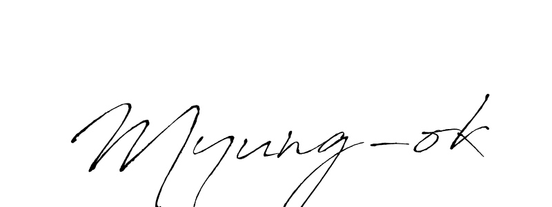 You should practise on your own different ways (Antro_Vectra) to write your name (Myung-ok) in signature. don't let someone else do it for you. Myung-ok signature style 6 images and pictures png