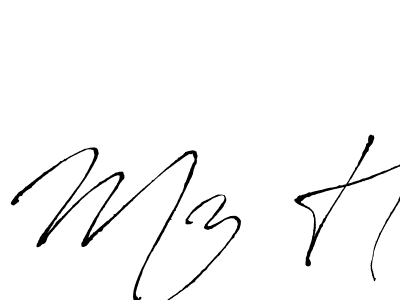 Use a signature maker to create a handwritten signature online. With this signature software, you can design (Antro_Vectra) your own signature for name Mz H. Mz H signature style 6 images and pictures png