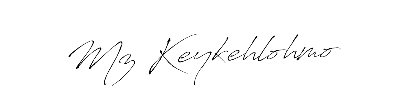 Also we have Mz Keykehlohmo name is the best signature style. Create professional handwritten signature collection using Antro_Vectra autograph style. Mz Keykehlohmo signature style 6 images and pictures png