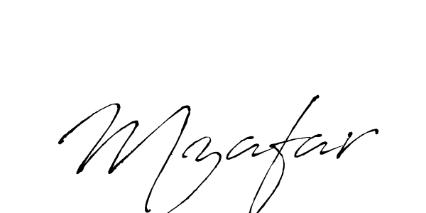 Create a beautiful signature design for name Mzafar. With this signature (Antro_Vectra) fonts, you can make a handwritten signature for free. Mzafar signature style 6 images and pictures png