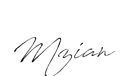 Also we have Mzian name is the best signature style. Create professional handwritten signature collection using Antro_Vectra autograph style. Mzian signature style 6 images and pictures png