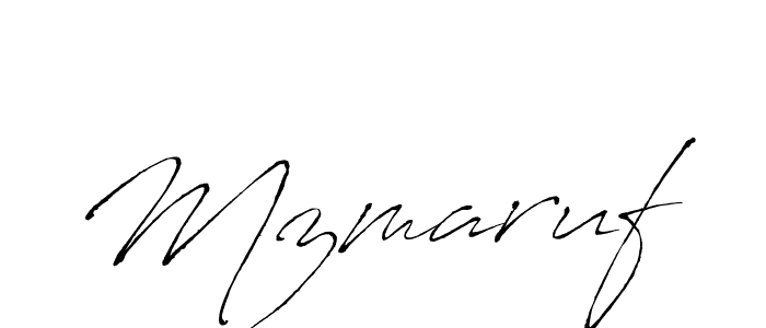 Use a signature maker to create a handwritten signature online. With this signature software, you can design (Antro_Vectra) your own signature for name Mzmaruf. Mzmaruf signature style 6 images and pictures png