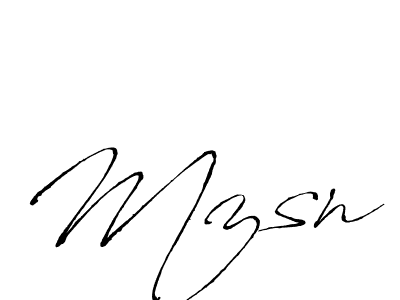 Make a beautiful signature design for name Mzsn. Use this online signature maker to create a handwritten signature for free. Mzsn signature style 6 images and pictures png