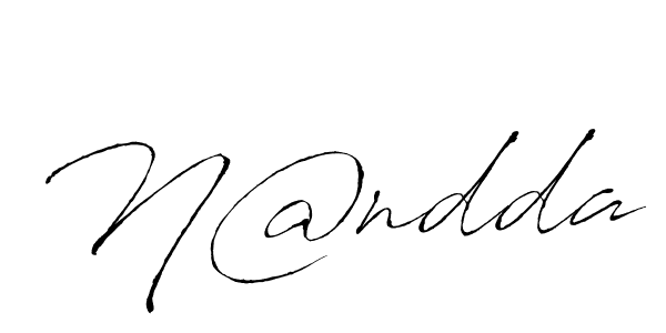 N@ndda stylish signature style. Best Handwritten Sign (Antro_Vectra) for my name. Handwritten Signature Collection Ideas for my name N@ndda. N@ndda signature style 6 images and pictures png