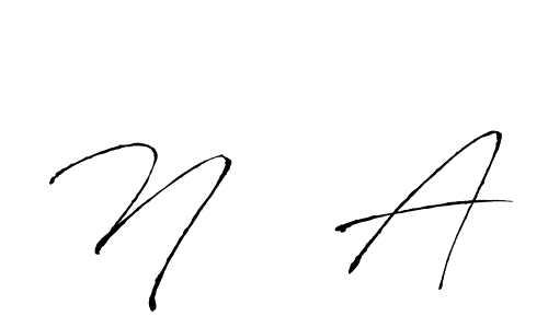 Also we have N   A name is the best signature style. Create professional handwritten signature collection using Antro_Vectra autograph style. N   A signature style 6 images and pictures png