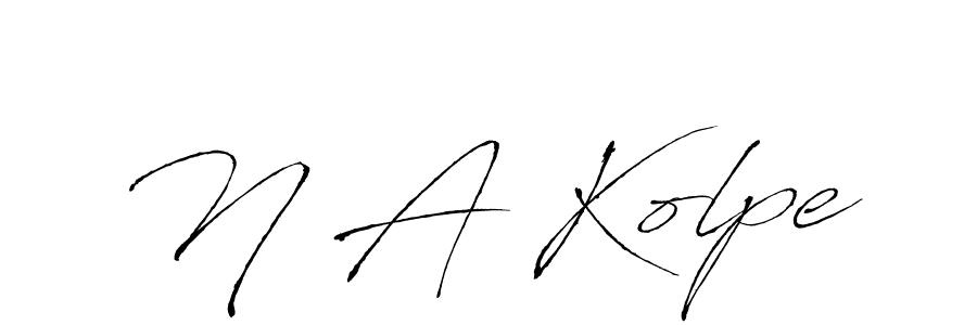 You can use this online signature creator to create a handwritten signature for the name N A Kolpe. This is the best online autograph maker. N A Kolpe signature style 6 images and pictures png