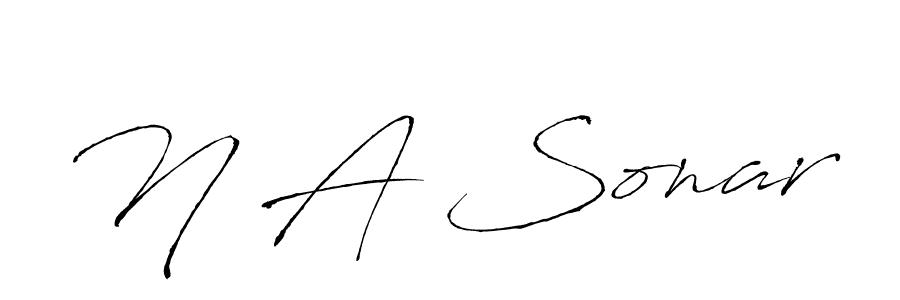 The best way (Antro_Vectra) to make a short signature is to pick only two or three words in your name. The name N A Sonar include a total of six letters. For converting this name. N A Sonar signature style 6 images and pictures png