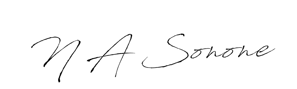 The best way (Antro_Vectra) to make a short signature is to pick only two or three words in your name. The name N A Sonone include a total of six letters. For converting this name. N A Sonone signature style 6 images and pictures png