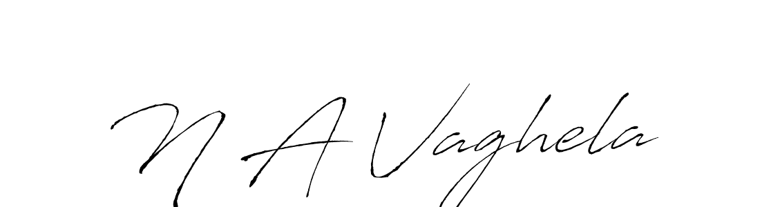 Make a beautiful signature design for name N A Vaghela. Use this online signature maker to create a handwritten signature for free. N A Vaghela signature style 6 images and pictures png