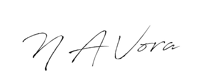 Also we have N A Vora name is the best signature style. Create professional handwritten signature collection using Antro_Vectra autograph style. N A Vora signature style 6 images and pictures png