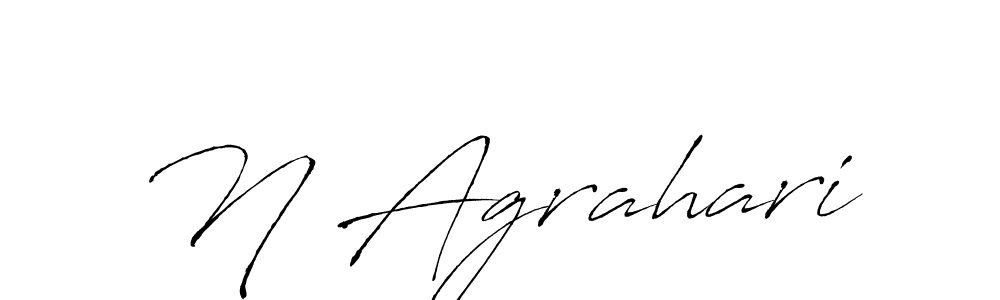 Use a signature maker to create a handwritten signature online. With this signature software, you can design (Antro_Vectra) your own signature for name N Agrahari. N Agrahari signature style 6 images and pictures png