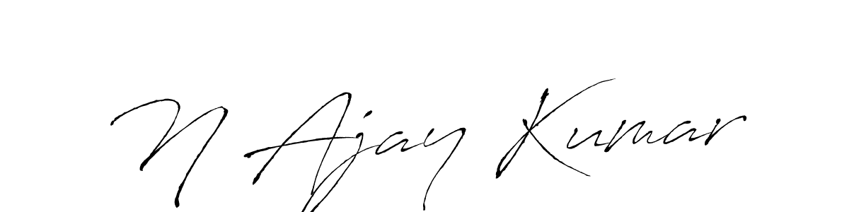 Make a short N Ajay Kumar signature style. Manage your documents anywhere anytime using Antro_Vectra. Create and add eSignatures, submit forms, share and send files easily. N Ajay Kumar signature style 6 images and pictures png