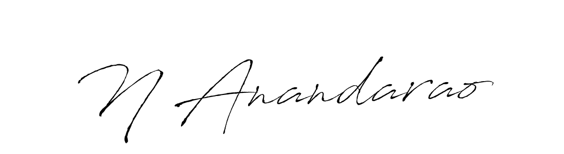 The best way (Antro_Vectra) to make a short signature is to pick only two or three words in your name. The name N Anandarao include a total of six letters. For converting this name. N Anandarao signature style 6 images and pictures png