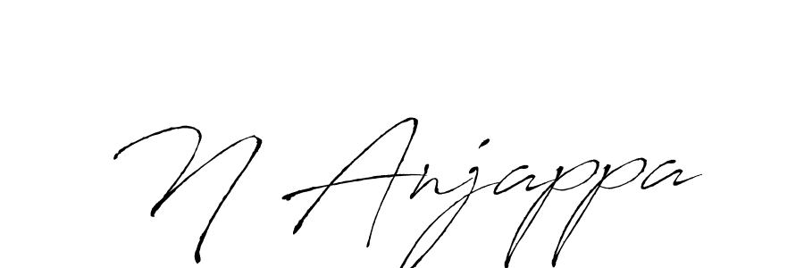 Also You can easily find your signature by using the search form. We will create N Anjappa name handwritten signature images for you free of cost using Antro_Vectra sign style. N Anjappa signature style 6 images and pictures png