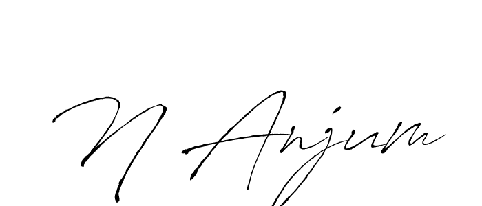 Make a short N Anjum signature style. Manage your documents anywhere anytime using Antro_Vectra. Create and add eSignatures, submit forms, share and send files easily. N Anjum signature style 6 images and pictures png
