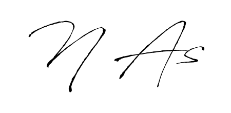 Style your name N As with confidence using Antro_Vectra signature design. Simple, elegant, and ready for immediate document use. N As signature style 6 images and pictures png