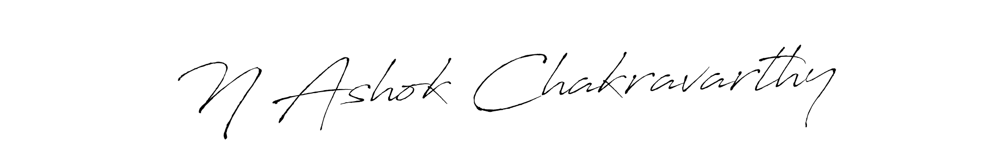 Use a signature maker to create a handwritten signature online. With this signature software, you can design (Antro_Vectra) your own signature for name N Ashok Chakravarthy. N Ashok Chakravarthy signature style 6 images and pictures png