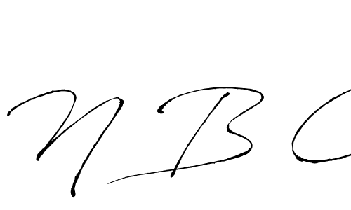 Also we have N B C name is the best signature style. Create professional handwritten signature collection using Antro_Vectra autograph style. N B C signature style 6 images and pictures png