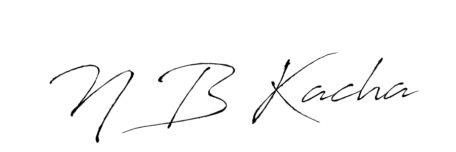 Also we have N B Kacha name is the best signature style. Create professional handwritten signature collection using Antro_Vectra autograph style. N B Kacha signature style 6 images and pictures png