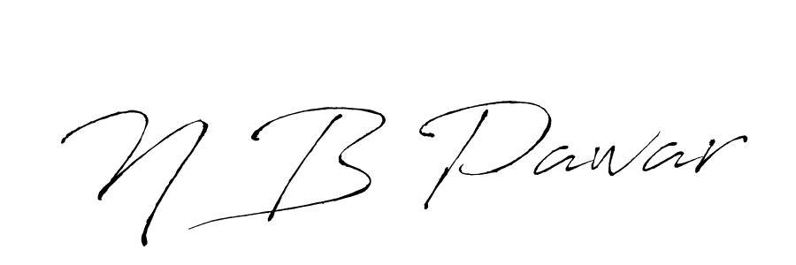 How to make N B Pawar signature? Antro_Vectra is a professional autograph style. Create handwritten signature for N B Pawar name. N B Pawar signature style 6 images and pictures png