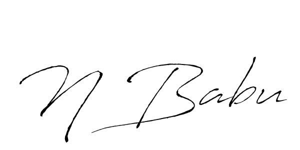 Check out images of Autograph of N Babu name. Actor N Babu Signature Style. Antro_Vectra is a professional sign style online. N Babu signature style 6 images and pictures png