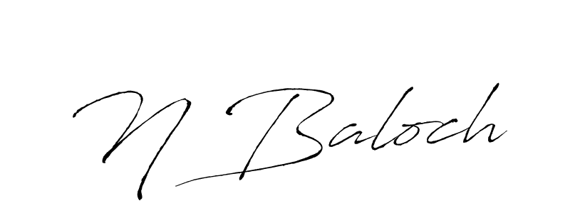 The best way (Antro_Vectra) to make a short signature is to pick only two or three words in your name. The name N Baloch include a total of six letters. For converting this name. N Baloch signature style 6 images and pictures png