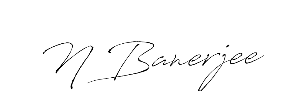 How to Draw N Banerjee signature style? Antro_Vectra is a latest design signature styles for name N Banerjee. N Banerjee signature style 6 images and pictures png