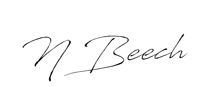 Similarly Antro_Vectra is the best handwritten signature design. Signature creator online .You can use it as an online autograph creator for name N Beech. N Beech signature style 6 images and pictures png