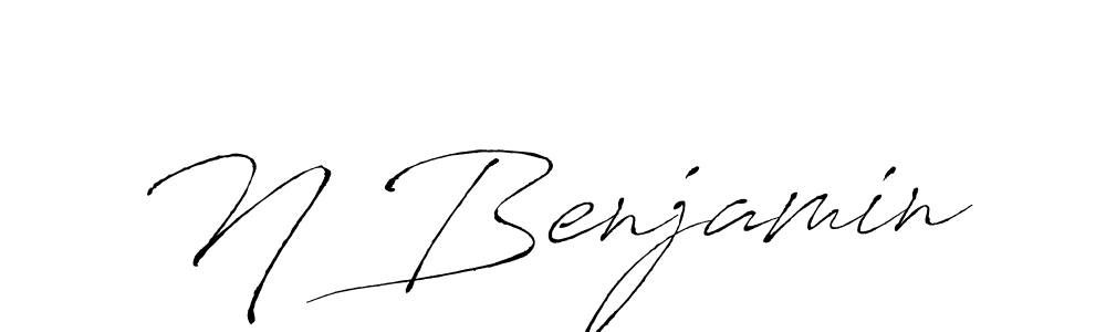 Best and Professional Signature Style for N Benjamin. Antro_Vectra Best Signature Style Collection. N Benjamin signature style 6 images and pictures png