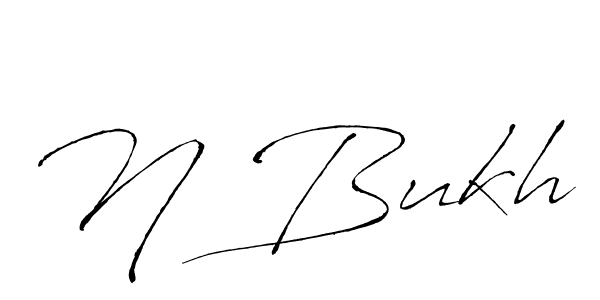 You should practise on your own different ways (Antro_Vectra) to write your name (N Bukh) in signature. don't let someone else do it for you. N Bukh signature style 6 images and pictures png