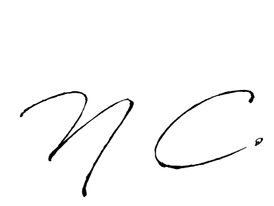 Also we have N C. name is the best signature style. Create professional handwritten signature collection using Antro_Vectra autograph style. N C. signature style 6 images and pictures png