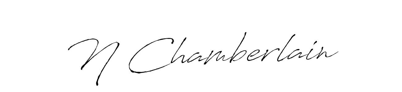 It looks lik you need a new signature style for name N Chamberlain. Design unique handwritten (Antro_Vectra) signature with our free signature maker in just a few clicks. N Chamberlain signature style 6 images and pictures png