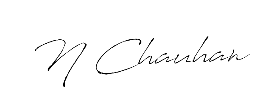 It looks lik you need a new signature style for name N Chauhan. Design unique handwritten (Antro_Vectra) signature with our free signature maker in just a few clicks. N Chauhan signature style 6 images and pictures png