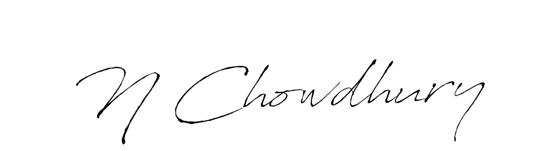 It looks lik you need a new signature style for name N Chowdhury. Design unique handwritten (Antro_Vectra) signature with our free signature maker in just a few clicks. N Chowdhury signature style 6 images and pictures png