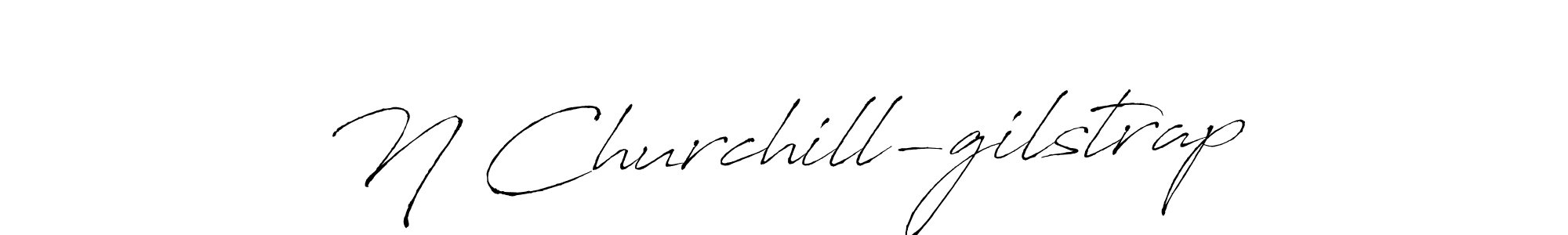 Make a beautiful signature design for name N Churchill-gilstrap. Use this online signature maker to create a handwritten signature for free. N Churchill-gilstrap signature style 6 images and pictures png