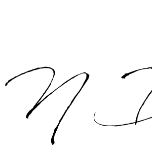 Create a beautiful signature design for name N D. With this signature (Antro_Vectra) fonts, you can make a handwritten signature for free. N D signature style 6 images and pictures png