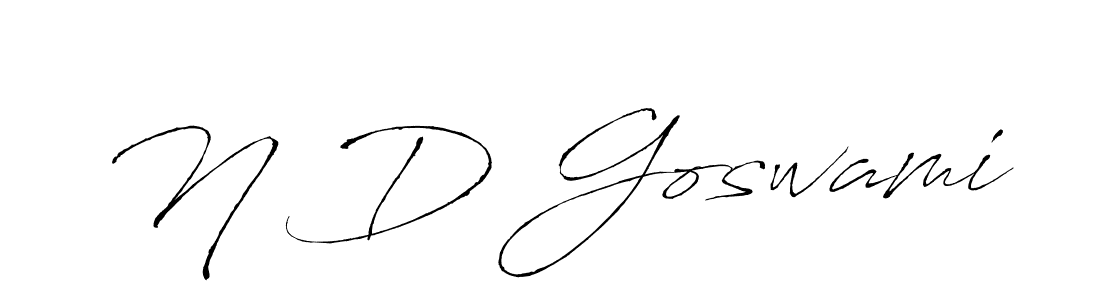 Once you've used our free online signature maker to create your best signature Antro_Vectra style, it's time to enjoy all of the benefits that N D Goswami name signing documents. N D Goswami signature style 6 images and pictures png