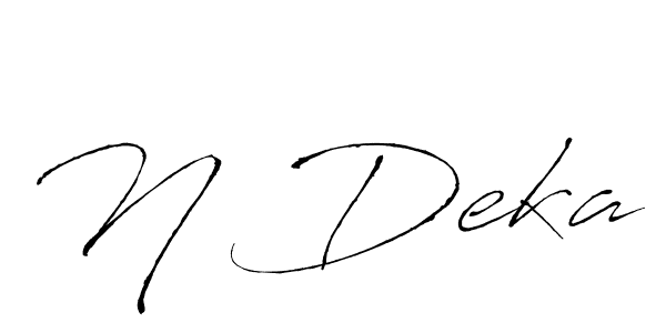 How to Draw N Deka signature style? Antro_Vectra is a latest design signature styles for name N Deka. N Deka signature style 6 images and pictures png