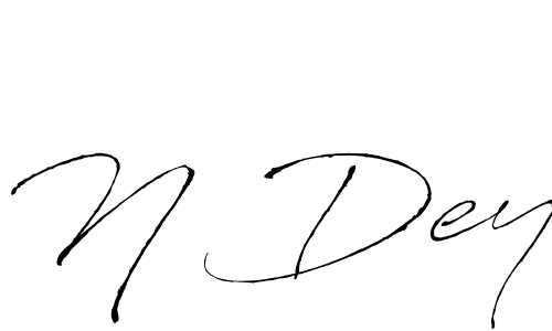 Use a signature maker to create a handwritten signature online. With this signature software, you can design (Antro_Vectra) your own signature for name N Dey. N Dey signature style 6 images and pictures png