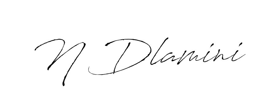 How to make N Dlamini signature? Antro_Vectra is a professional autograph style. Create handwritten signature for N Dlamini name. N Dlamini signature style 6 images and pictures png