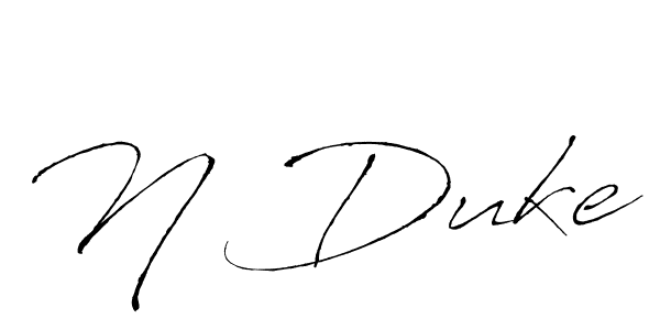 How to make N Duke signature? Antro_Vectra is a professional autograph style. Create handwritten signature for N Duke name. N Duke signature style 6 images and pictures png