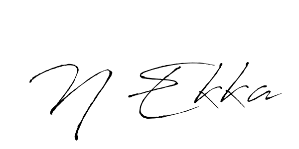 Make a beautiful signature design for name N Ekka. Use this online signature maker to create a handwritten signature for free. N Ekka signature style 6 images and pictures png