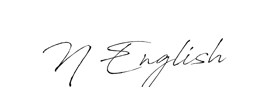 Once you've used our free online signature maker to create your best signature Antro_Vectra style, it's time to enjoy all of the benefits that N English name signing documents. N English signature style 6 images and pictures png
