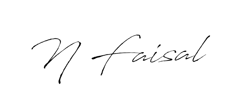 Also we have N Faisal name is the best signature style. Create professional handwritten signature collection using Antro_Vectra autograph style. N Faisal signature style 6 images and pictures png