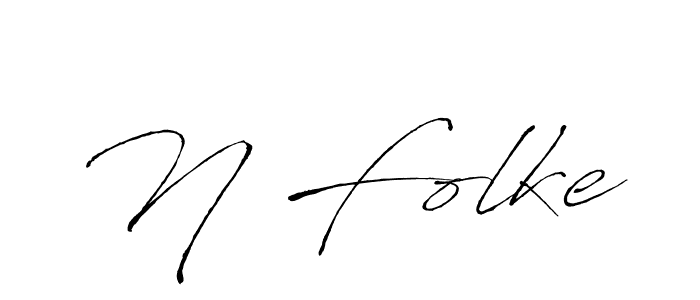 Design your own signature with our free online signature maker. With this signature software, you can create a handwritten (Antro_Vectra) signature for name N Folke. N Folke signature style 6 images and pictures png