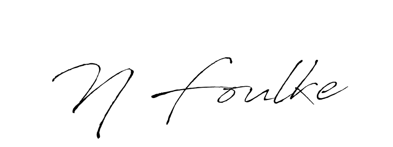 if you are searching for the best signature style for your name N Foulke. so please give up your signature search. here we have designed multiple signature styles  using Antro_Vectra. N Foulke signature style 6 images and pictures png