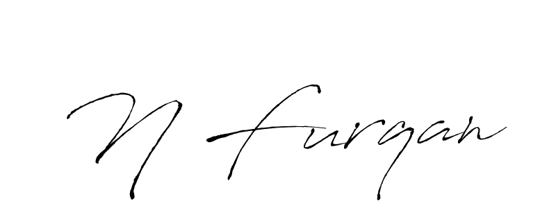 Antro_Vectra is a professional signature style that is perfect for those who want to add a touch of class to their signature. It is also a great choice for those who want to make their signature more unique. Get N Furqan name to fancy signature for free. N Furqan signature style 6 images and pictures png