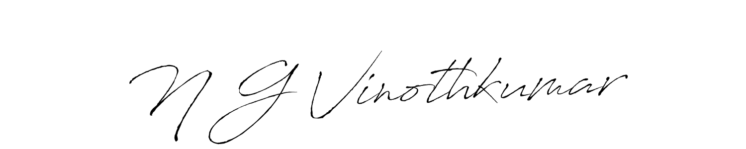 Make a beautiful signature design for name N G Vinothkumar. Use this online signature maker to create a handwritten signature for free. N G Vinothkumar signature style 6 images and pictures png
