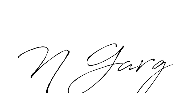 This is the best signature style for the N Garg name. Also you like these signature font (Antro_Vectra). Mix name signature. N Garg signature style 6 images and pictures png